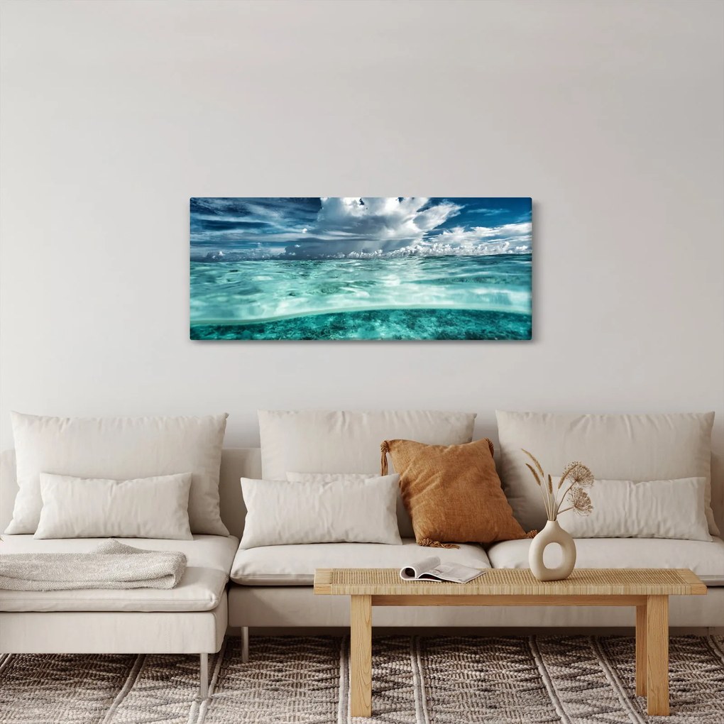 Kép - Kilátás a tengerszint alá (120x50 cm)