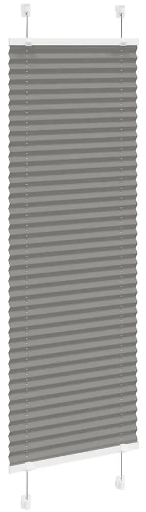 pliszírozott redőny antracit 40x150 cm szövetszélesség 39,4 cm