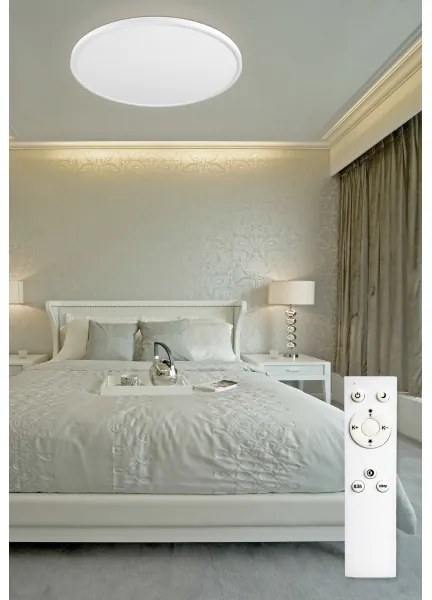 Top Light - LED Dimmelhető mennyezeti lámpa REVIT LED/70W/230V átm. 75 cm fehér