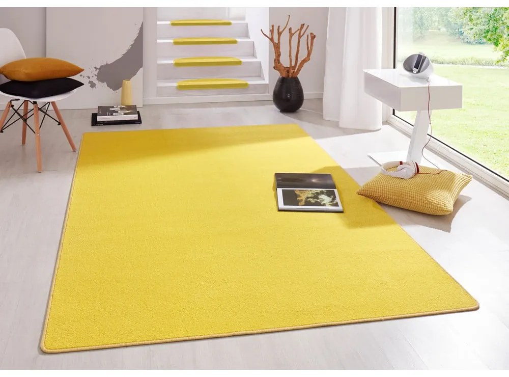 Sárga szőnyeg 133x195 cm Fancy – Hanse Home