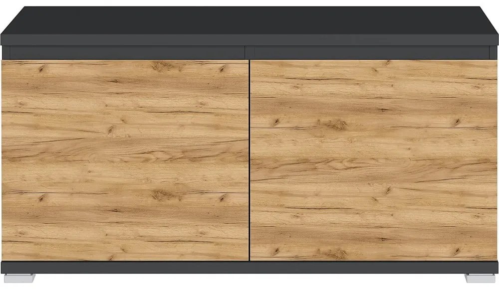 Ülőkés cipőtartó tölgyfa dekorral Lissabon - Germania