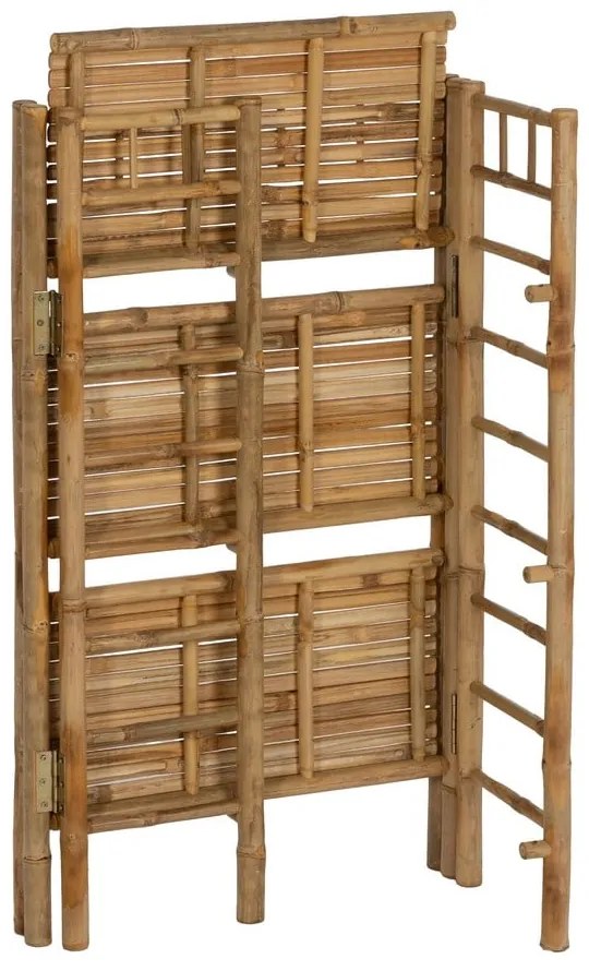 Natúr színű bambusz polcos állvány 61x104x34 cm Manali – Ixia