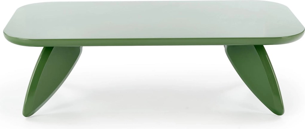 Lumis téglalap alakú dohányzóasztal 120 cm - világoszöld