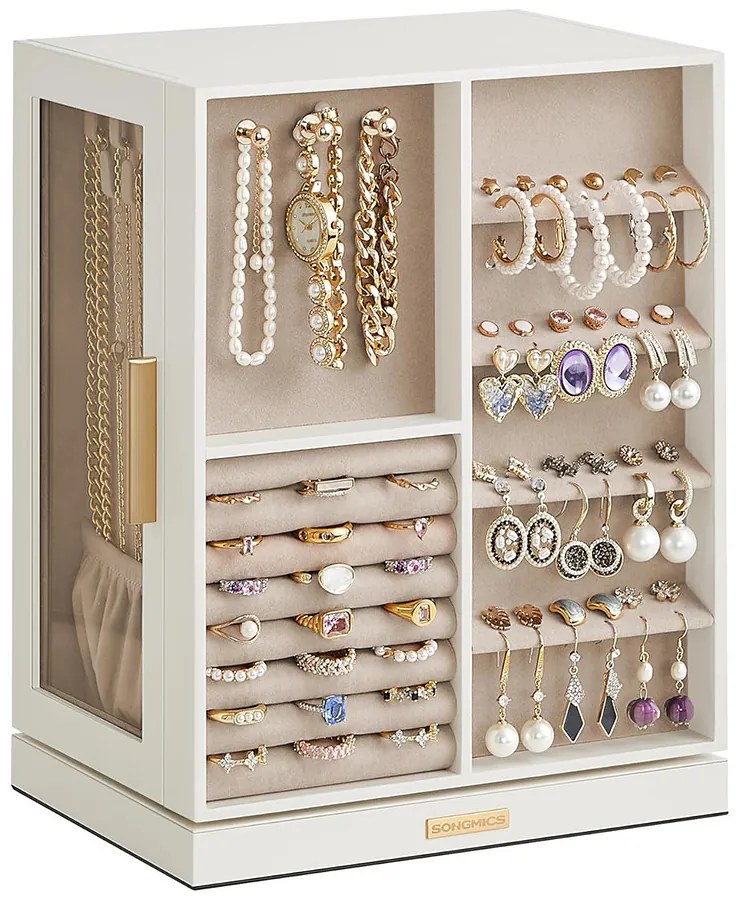 360°-ban forgatható ékszerdoboz