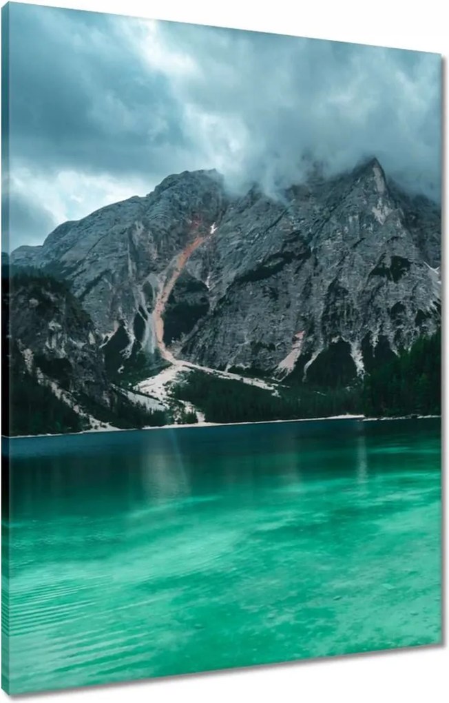 Vászonkép 60x80 Hegyi tó Tájkép