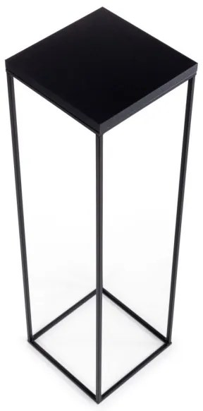 BASICLOFT virágtartó állvány 80x24 cm fekete