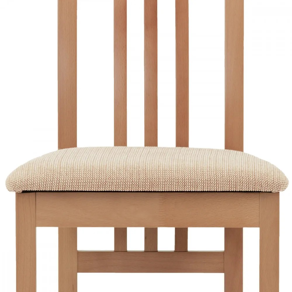 Scaun din lemn masiv de culoare fag Bc-2482