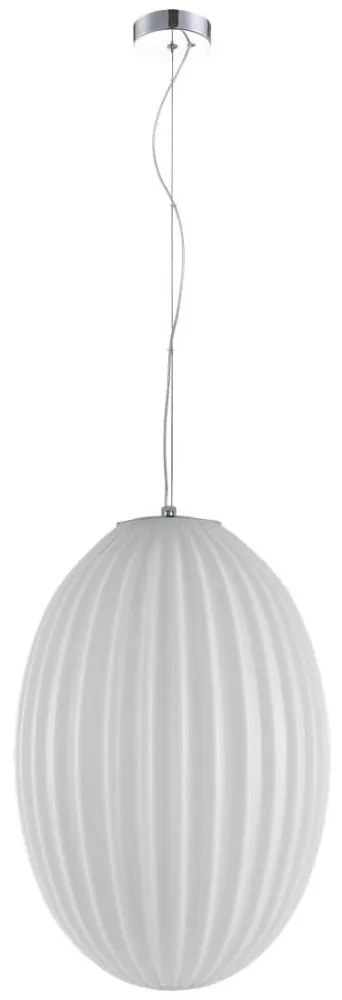 Csillár zsinóron BRAGA 1xE27/60W/230V fehér