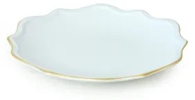 24 darabos étkészlet fehér/arany/kőagyag