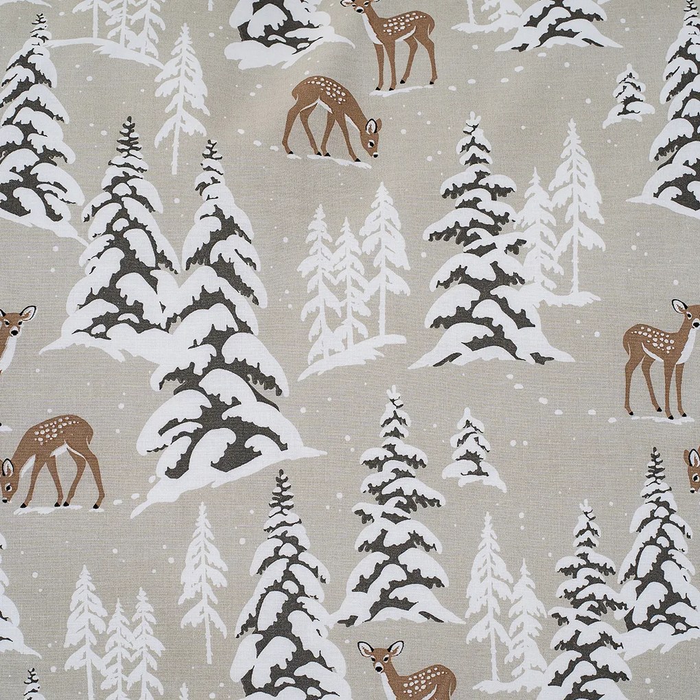 4Home Christmas forest pamut ágyneműhuzat, 140 x 200 cm, 70 x 90 cm, 140 x 200 cm, 70 x 90 cm