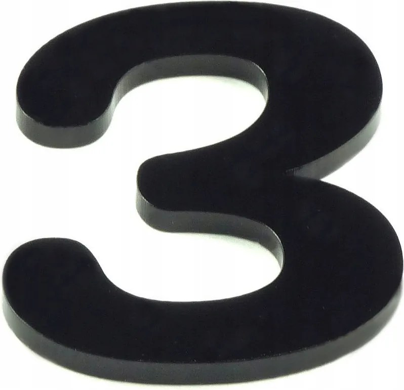 3d szám/betű plexiből 10 cm magas