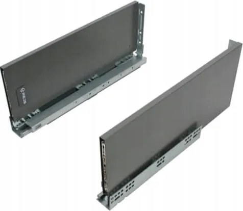 Rejs Slimbox Fiók H185/450 Nagy Csendes Ház Antracit 40KG 3D Kihúzható