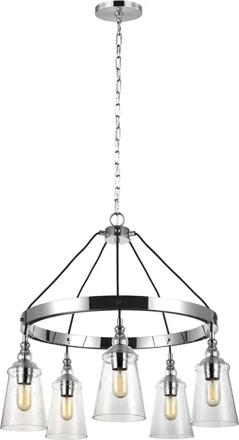 ELSTEAD QN-LORAS5 LORAS Modern Csillár Króm E27 IP20