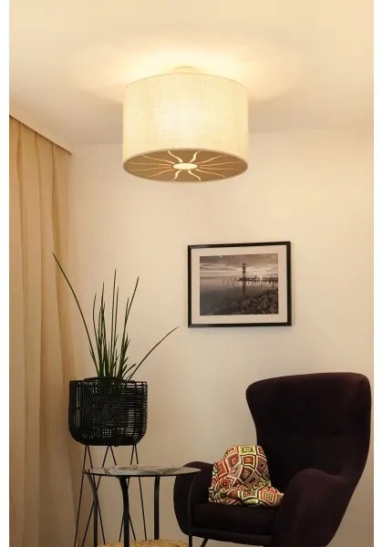 Brilagi COUNTRY ROLLER mennyezeti lámpa 1xE27/15W/230V, 50 cm, krém