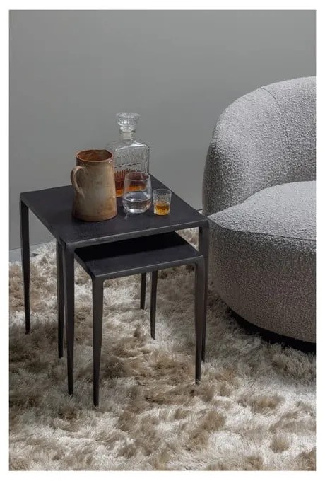 Világosszürke forgó fotel Wolly – WOOOD