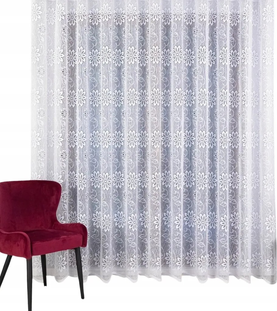 Mintás Szalagfüggöny, Hosszú Virágmintás 450x230