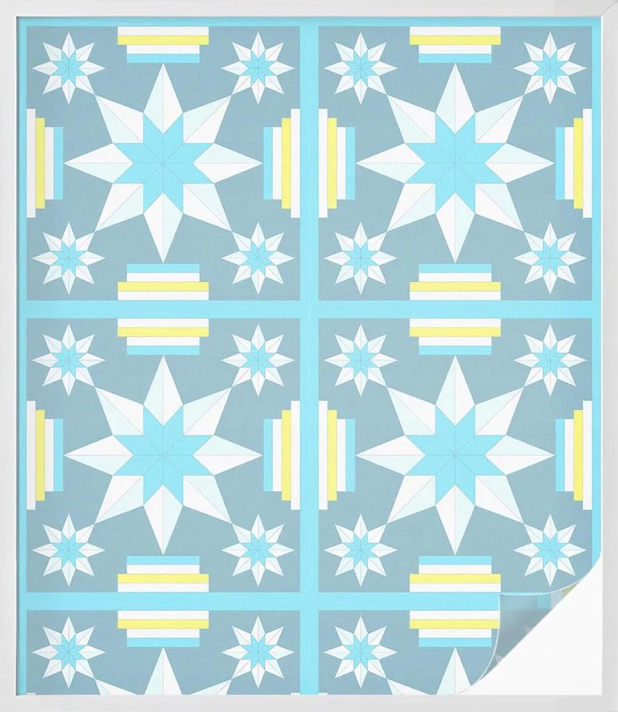 Furnérfólia Adatvédelem Szélvédőkhöz és Ablakokhoz Csillag mintás 100x116