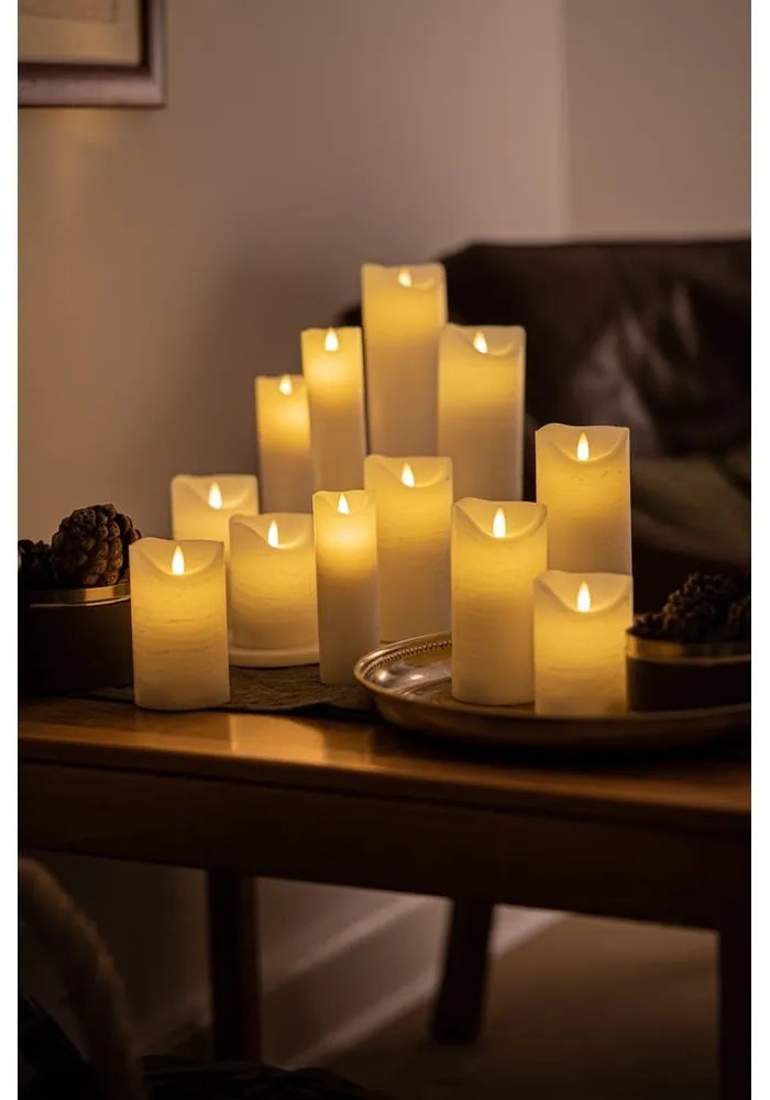 LED gyertya (magasság 12,5 cm) Sara – Sirius