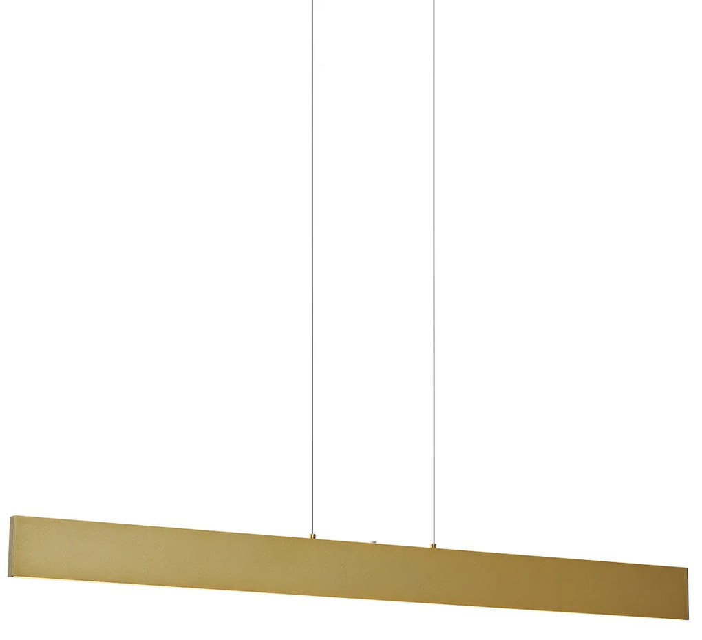 Modern függőlámpa sárgaréz LED-del, 3 lépésben dimmelhető - Straight