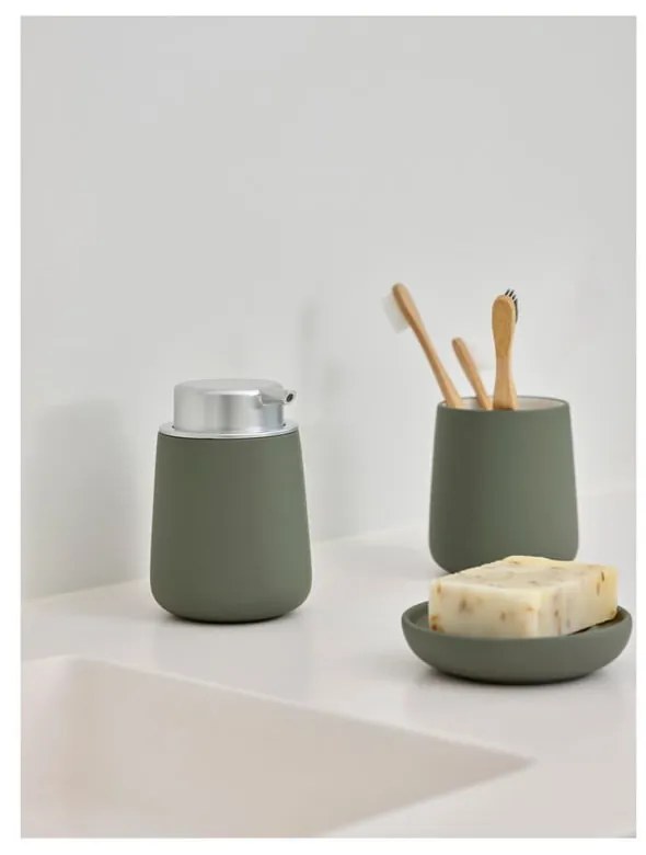 Zöld porcelán szappantartó Nova – Zone