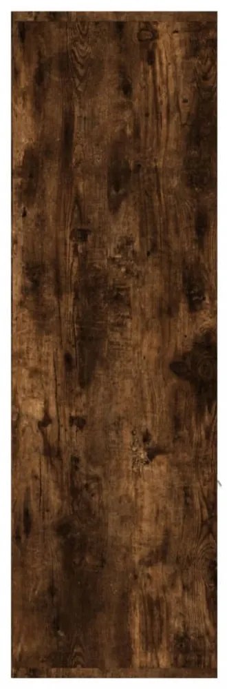 füstös tölgy színű könyvszekrény 98 x 30 x 98 cm