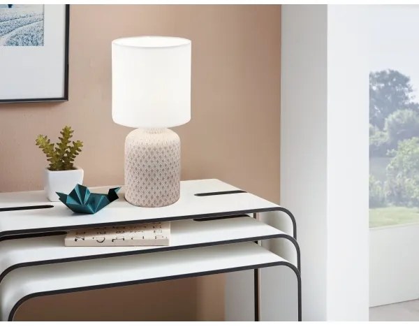 Eglo 97773 - Asztali lámpa BELLARIVA 1xE14/40W/230V