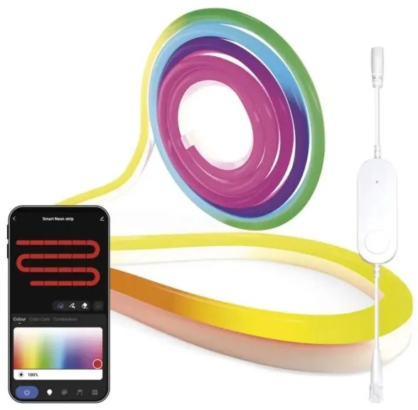 RGBIC LED Dimmelhető szalag GoSmart LED/24W/230V 3 m Wi-Fi Tuya