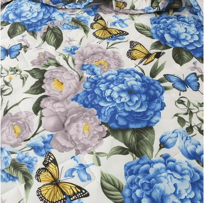 Nyári takaró BUTTERFLY AND FLOWER 140x200 cm, színes kivitel