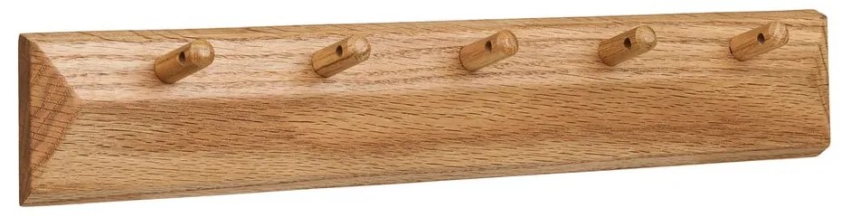 Natúr színű tölgyfa fali fogas 50 cm Barco – House Nordic