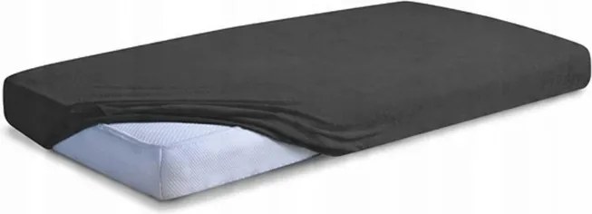 Jersey gumis lepedő 150/160x190/200 Premium Sötétszürke