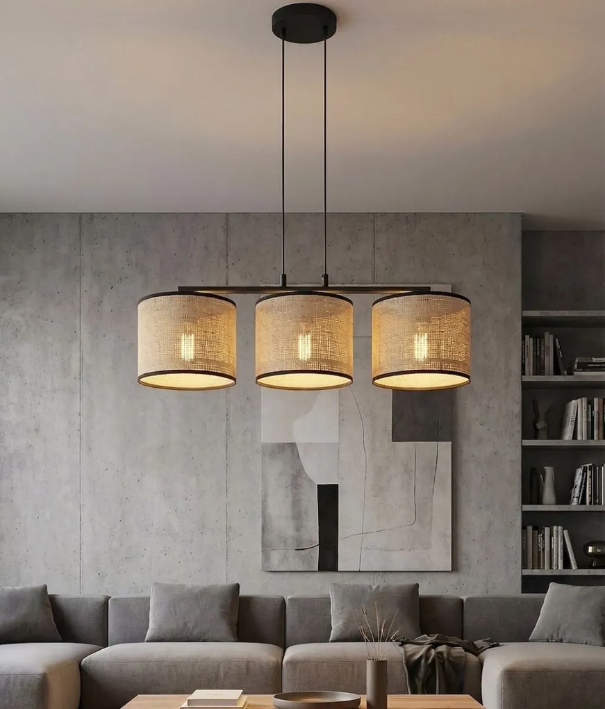 Emibig modern függeszték eco barna fekete emi1654/3