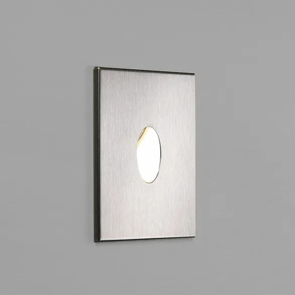 ASTRO LIGHTING 1175002 TANGO Kültéri Falba Építhető Lámpa Ezüst LED