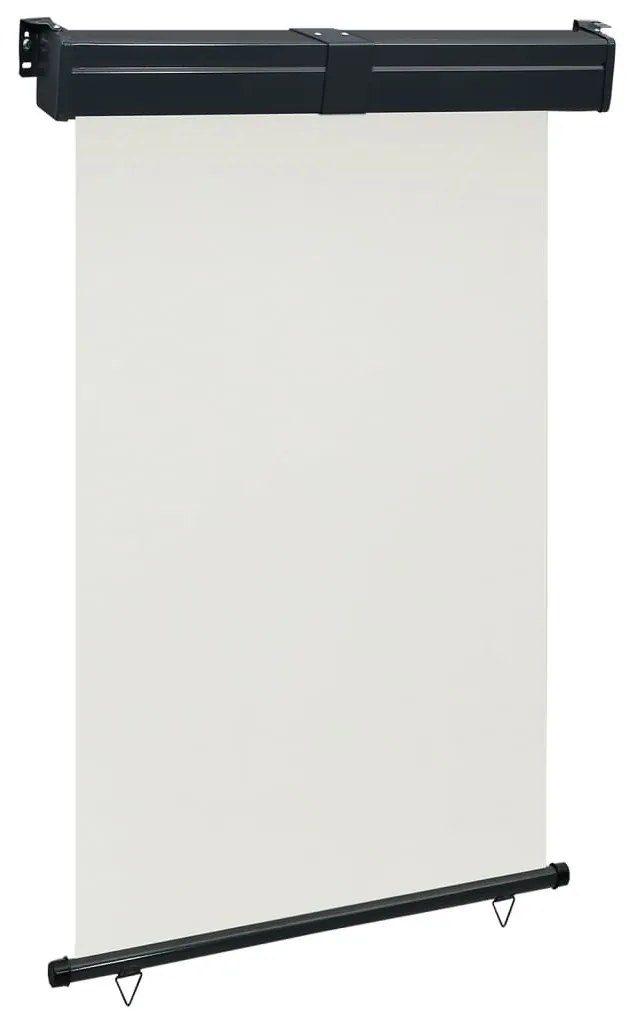 krémszínű oldalsó terasznapellenző 125 x 250 cm