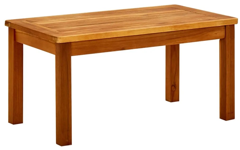 vidaXL tömör akácfa kerti dohányzóasztal 70 x 40 x 36 cm