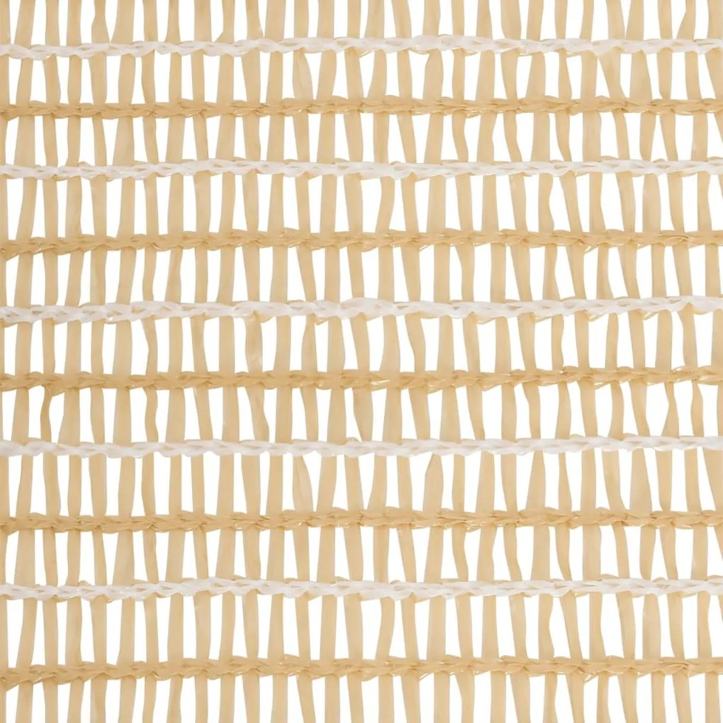 bézs HDPE belátásgátló háló 1,2 x 10 m 195 g/m²