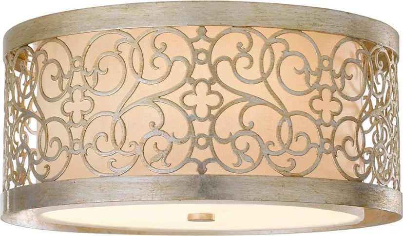 ELSTEAD FE-ARABESQUE-F ARABESQUE Ernyős Mennyezeti Lámpa Ekrü, Patina E27 IP20