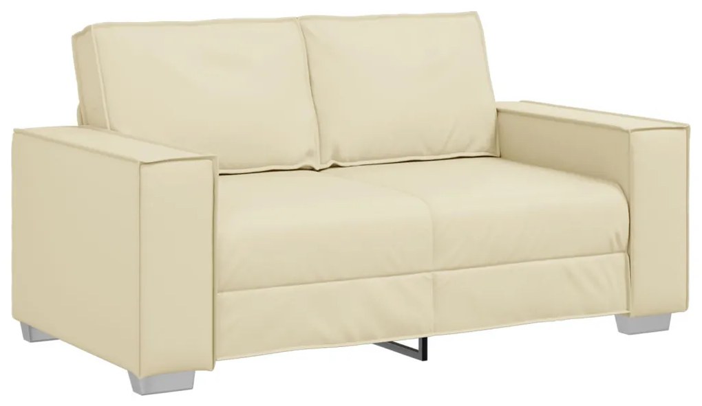 Kétszemélyes kanapé Krém 120 cm Műbőr