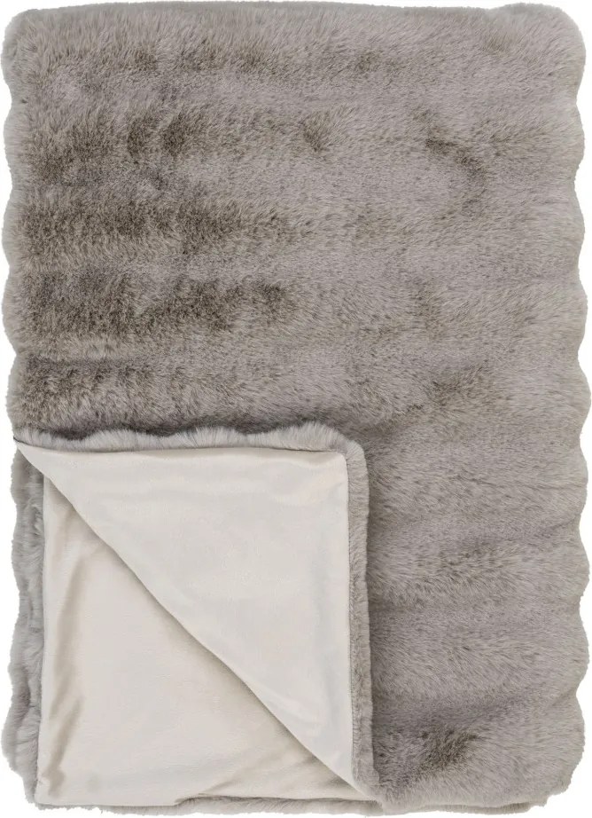 Galena Pléd műszőrme, 130x180 cm, Szürke