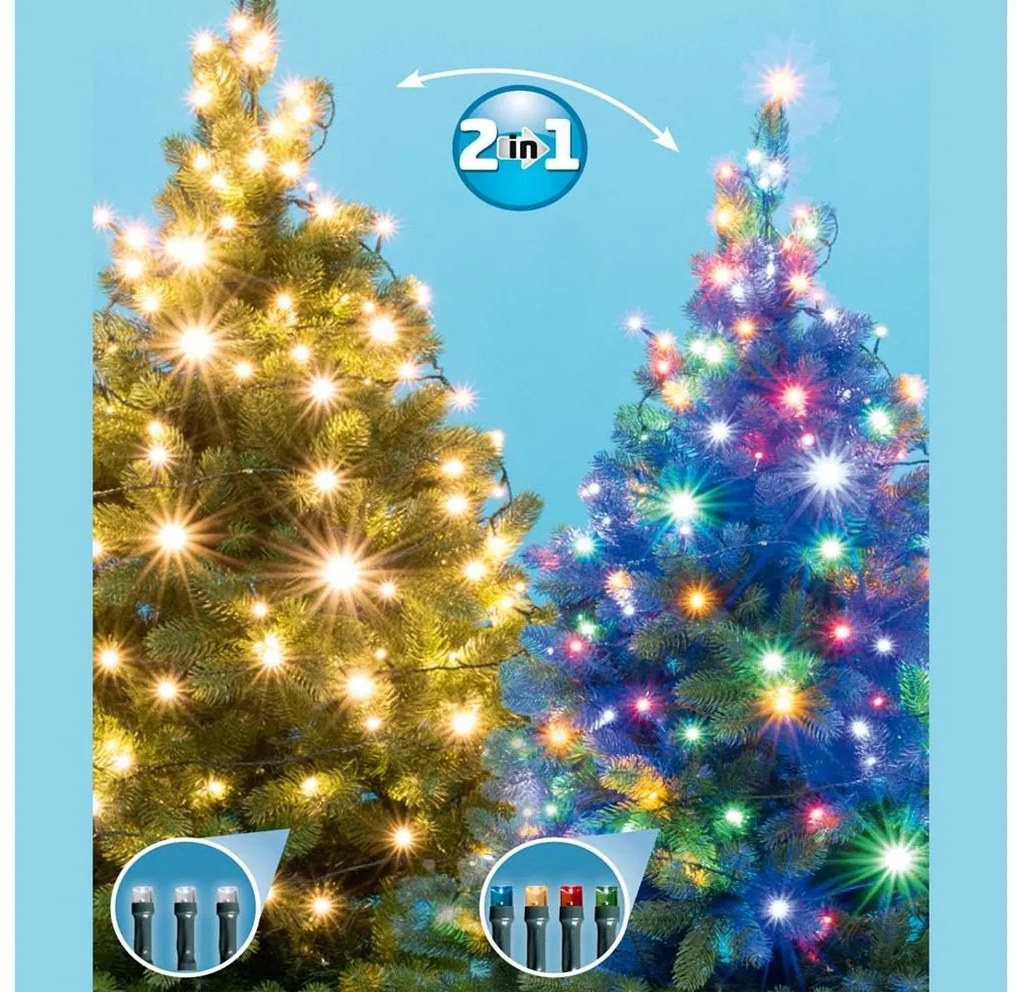 LED Karácsonyi lánc kültéri 100xLED/230V 7m