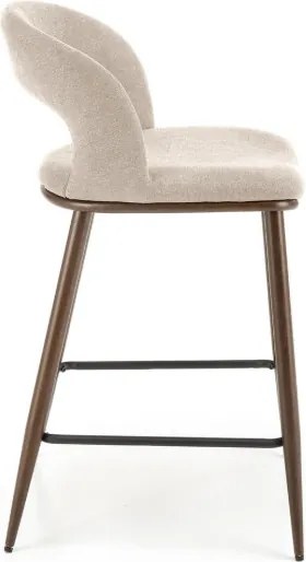 H-114 bárszék bézs/dió