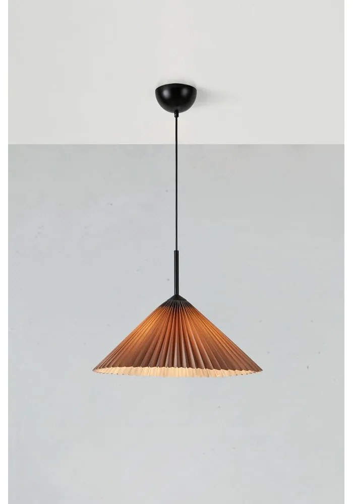 Szürke függőlámpa ø 50 cm Plisado – Markslöjd