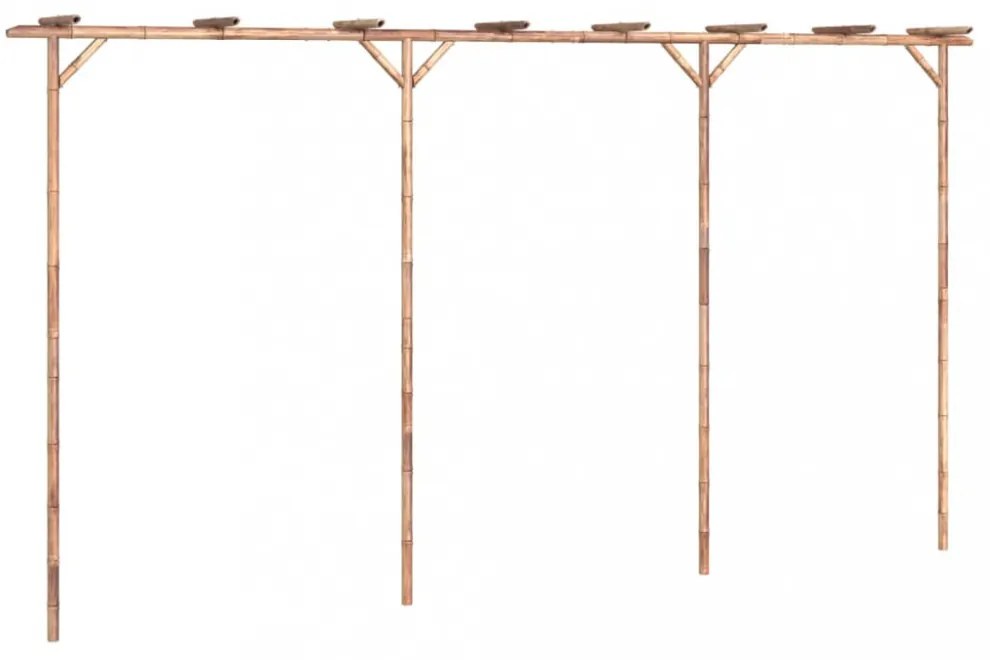 Bambusz pergola 385 x 40 x 205 cm