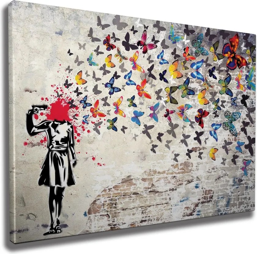 WY51 Banksy vászonkép, 50 x 70 cm