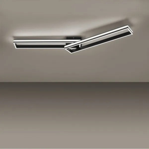 Leuchten Direkt 14701-18- LED Dimmelhető felületre szerelhető csillár ELIS 2xLED/19W/230V + távirányító