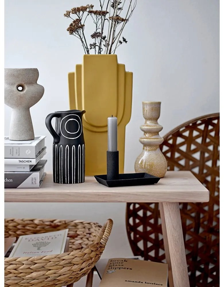 Ngoie bézs terrakotta váza, magasság 17 cm - Bloomingville