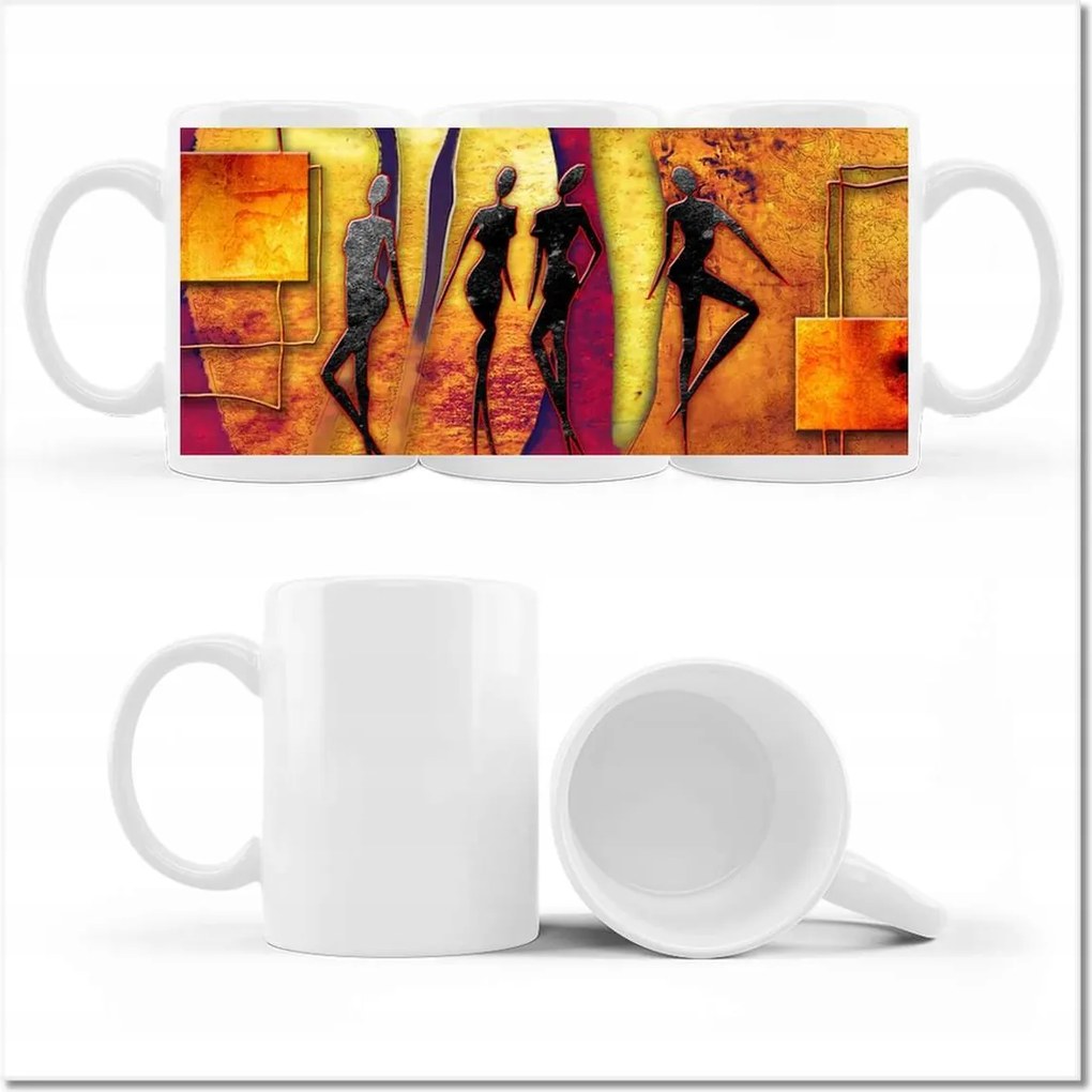 Fényképes bögre Táncoló afrikai nők