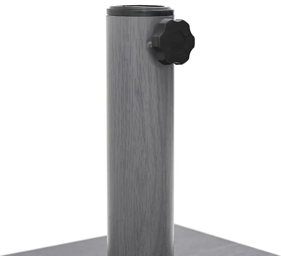 Kültéri Napernyő Tartók Sötét fa 45 x 45 x 31.5 cm Acél, Beton