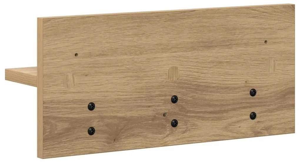 Fali Kabáthorog kézműves tölgy 40 x 10.5 x 18 cm Faanyag