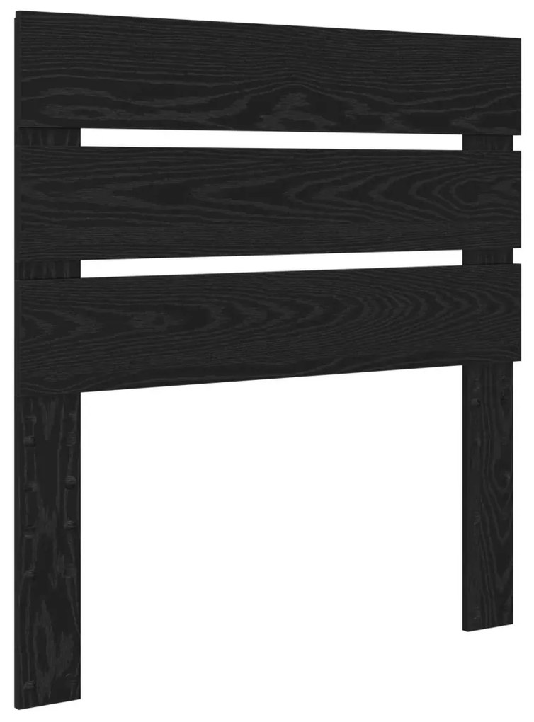 vidaXL Ágykeret fiókkal fejtámlával Fekete tölgy 90 x 190 cm Faanyag