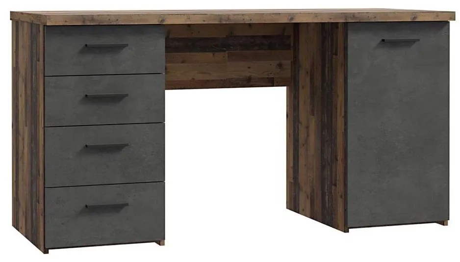 Íróasztal ARENO barna/grafit